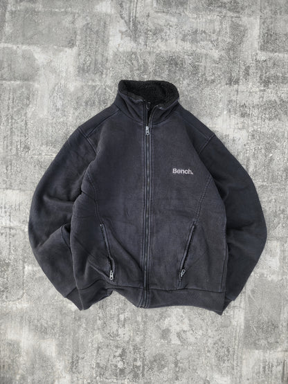 Bench. Black Texturized Suede Jacket (S)
