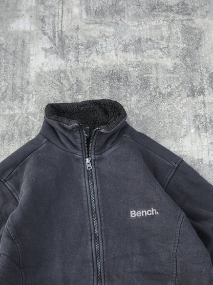 Bench. Black Texturized Suede Jacket (S)