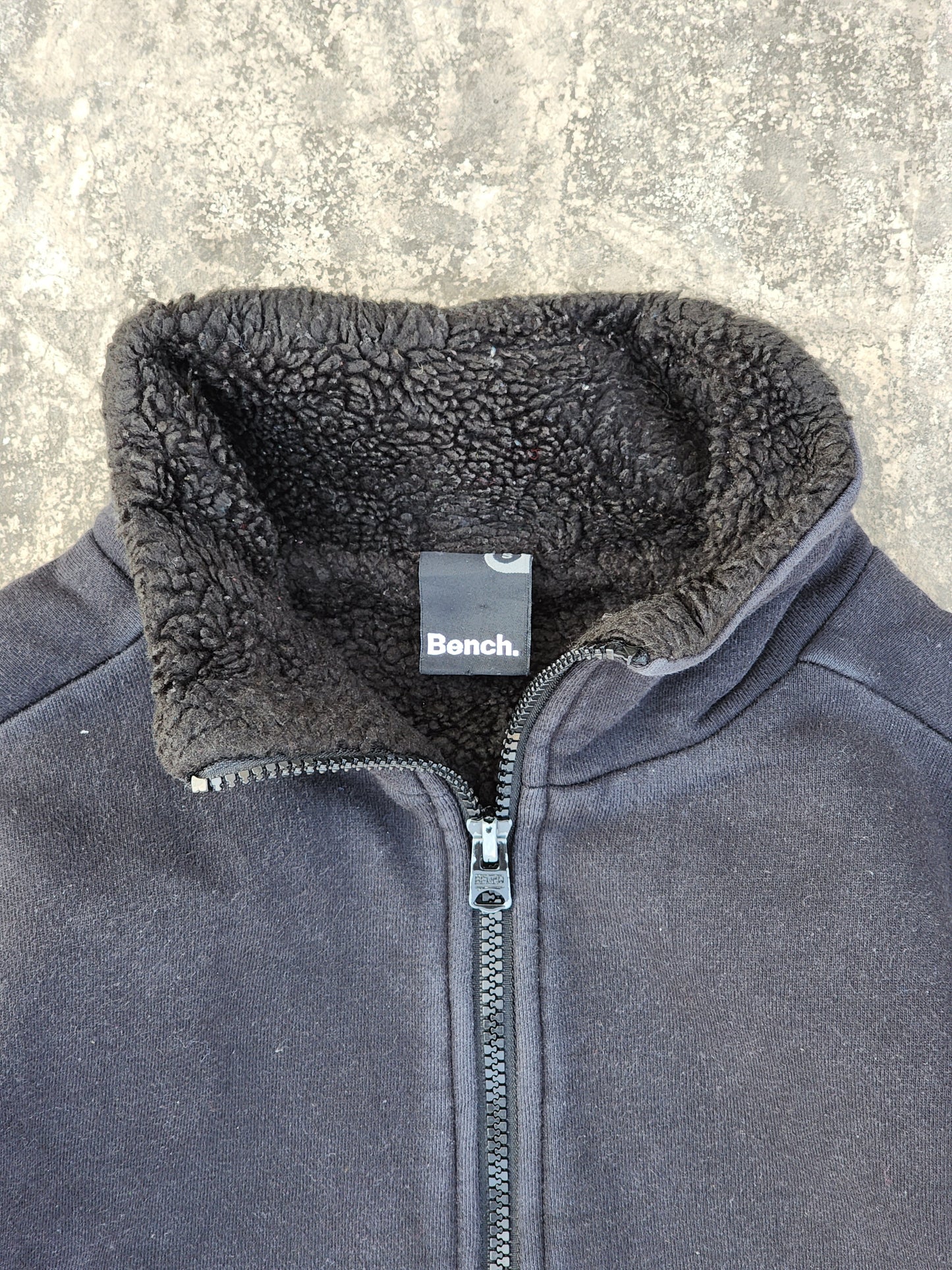 Bench. Black Texturized Suede Jacket (S)