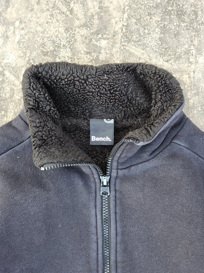 Bench. Black Texturized Suede Jacket (S)