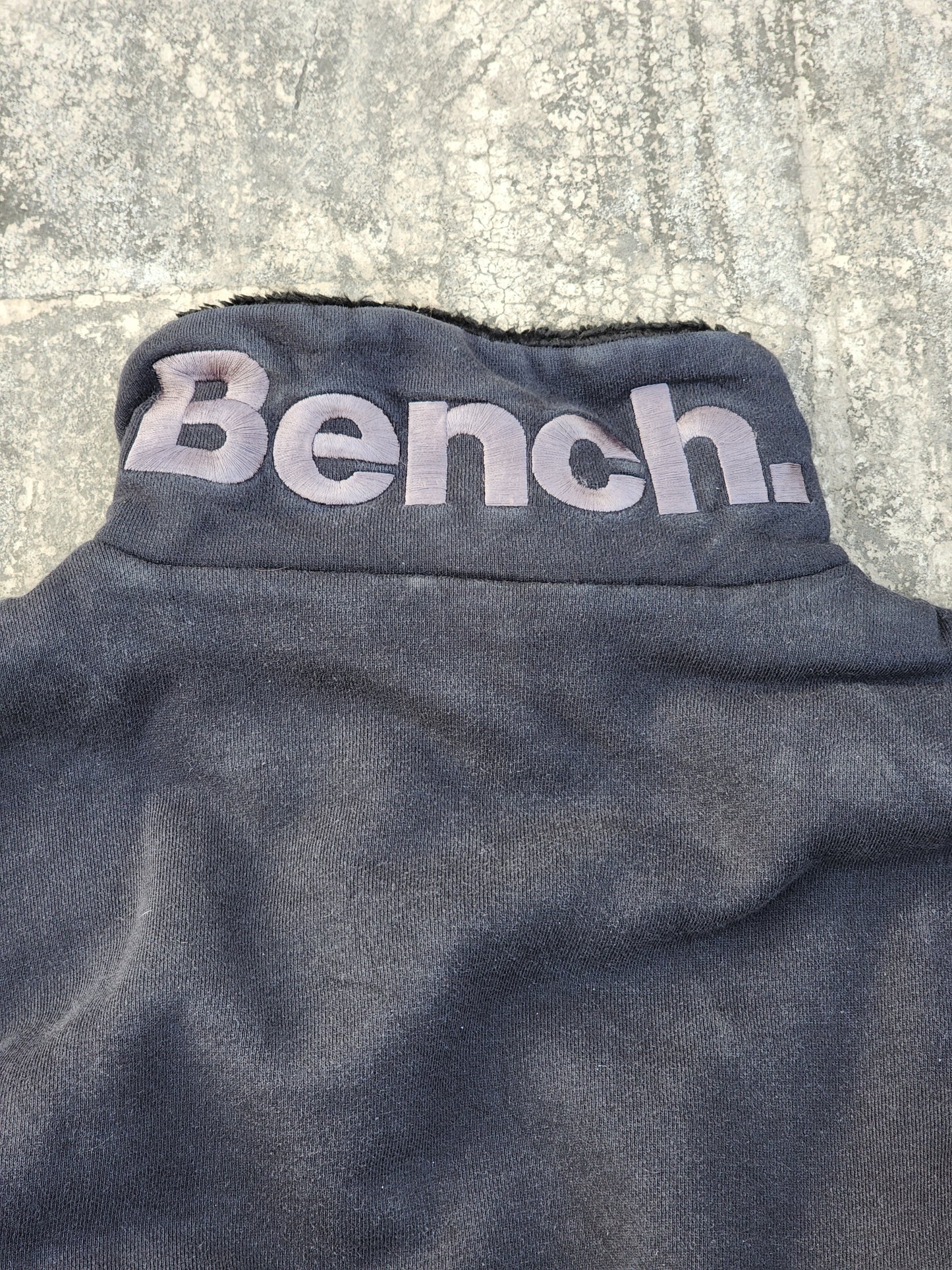 Bench. Black Texturized Suede Jacket (S)
