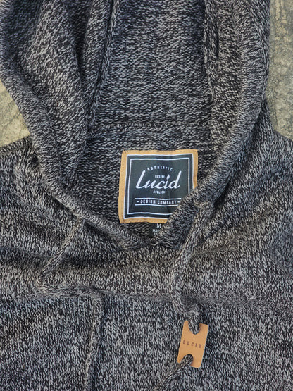 Grey Knitted Lucid Hoodie (M/L)