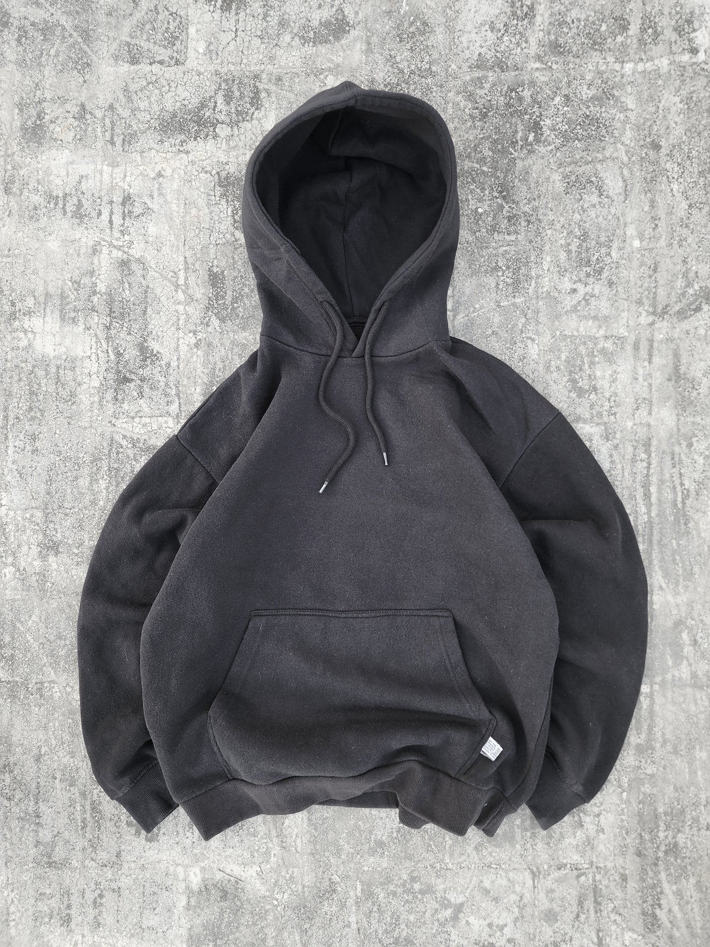 Bershka Plain Black Oversized Hoodie (M)
