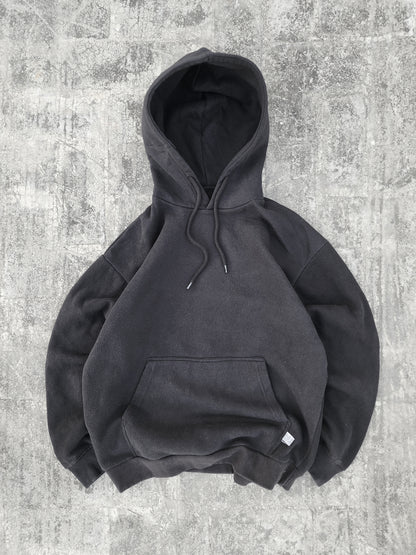 Bershka Plain Black Oversized Hoodie (M)
