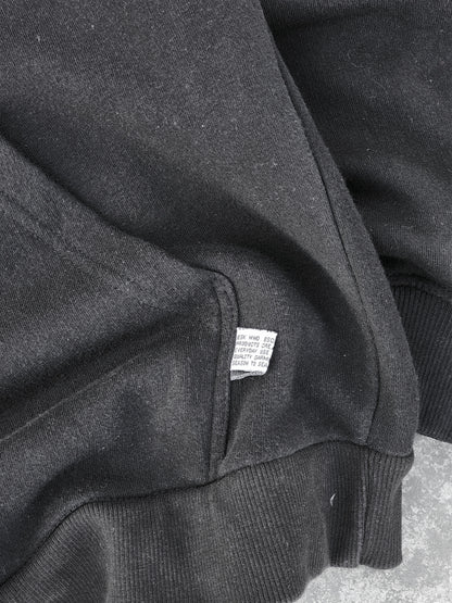 Bershka Plain Black Oversized Hoodie (M)