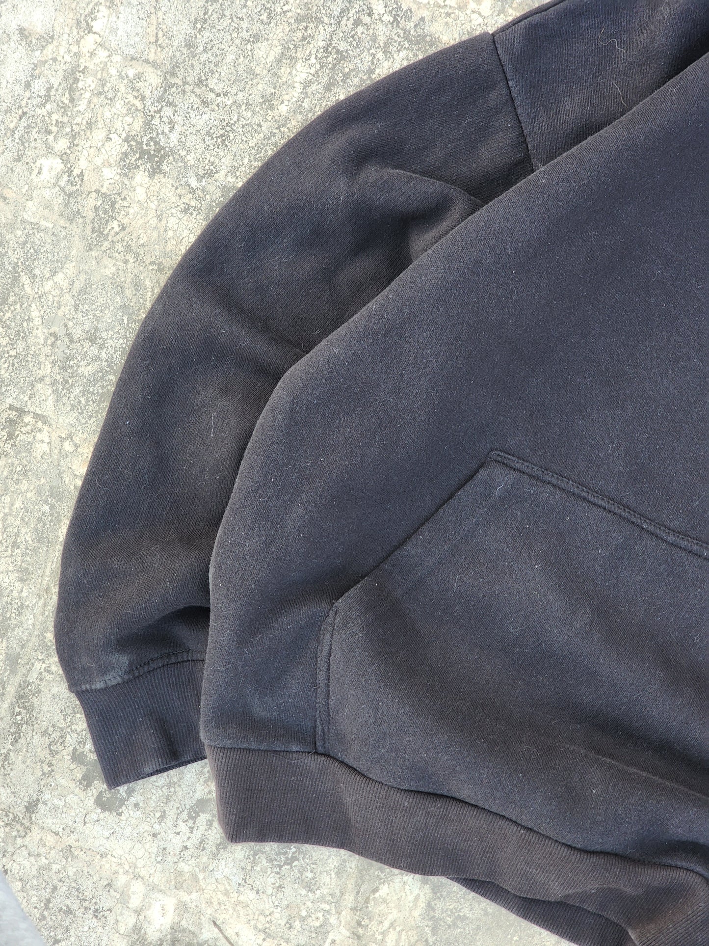 Bershka Plain Black Oversized Hoodie (M)