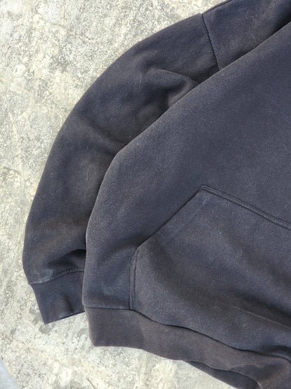 Bershka Plain Black Oversized Hoodie (M)