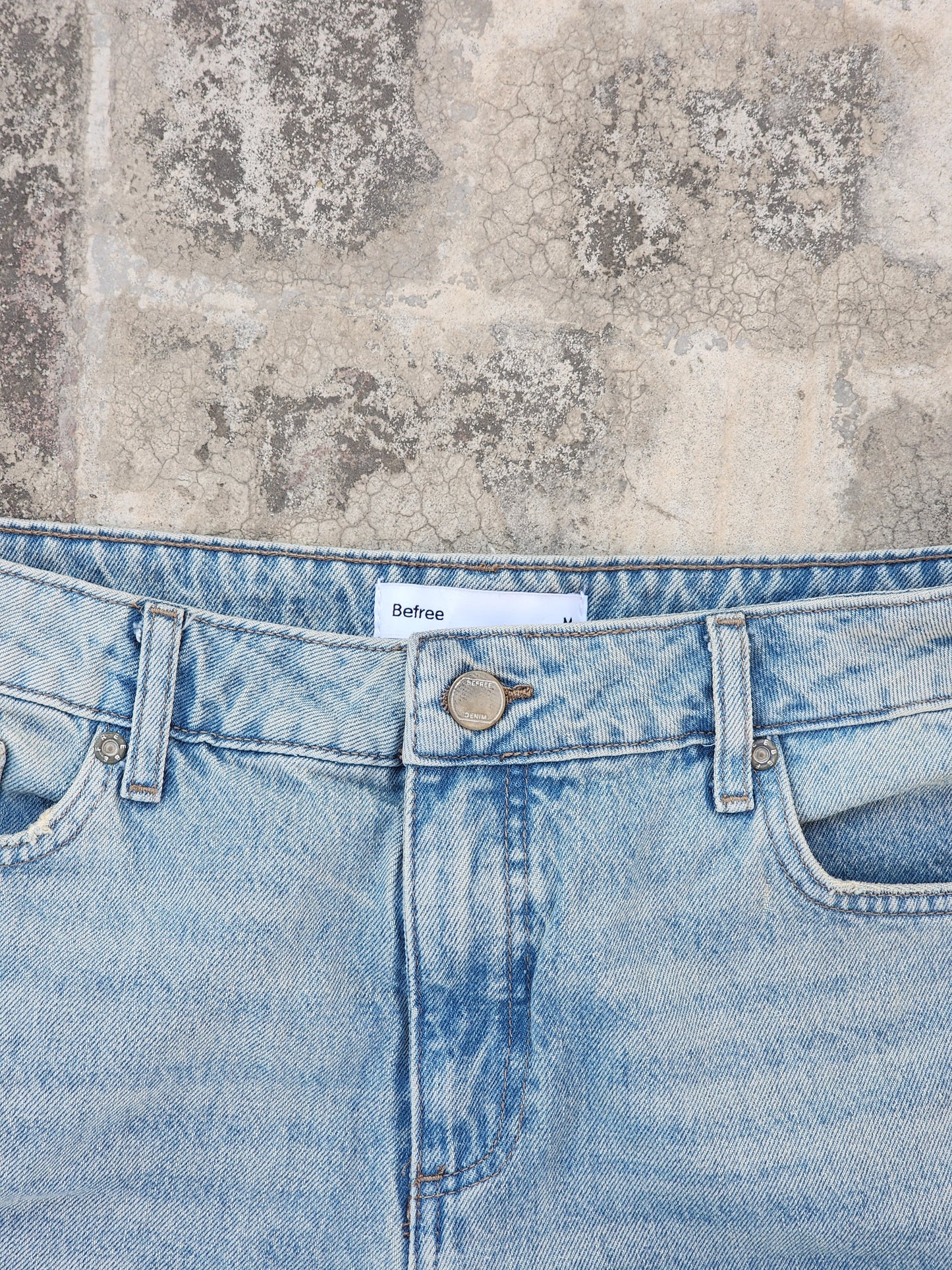 Vintage Light Blue Befree Baggy Jeans (32)