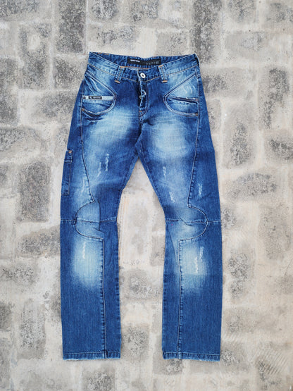 Y2K Decon Flared Jeans (28)