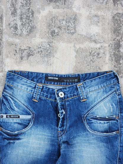 Y2K Decon Flared Jeans (28)