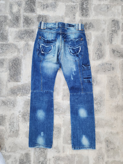 Y2K Decon Flared Jeans (28)