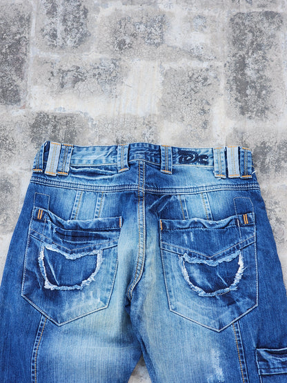 Y2K Decon Flared Jeans (28)