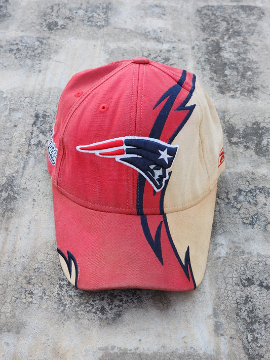 Vintage Rebook Maroon and Beige NFL Patriots Cap