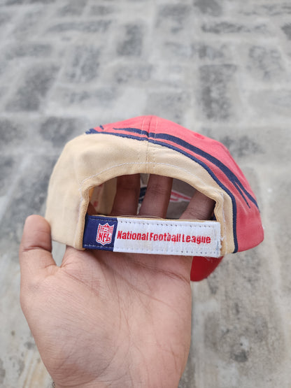 Vintage Rebook Maroon and Beige NFL Patriots Cap