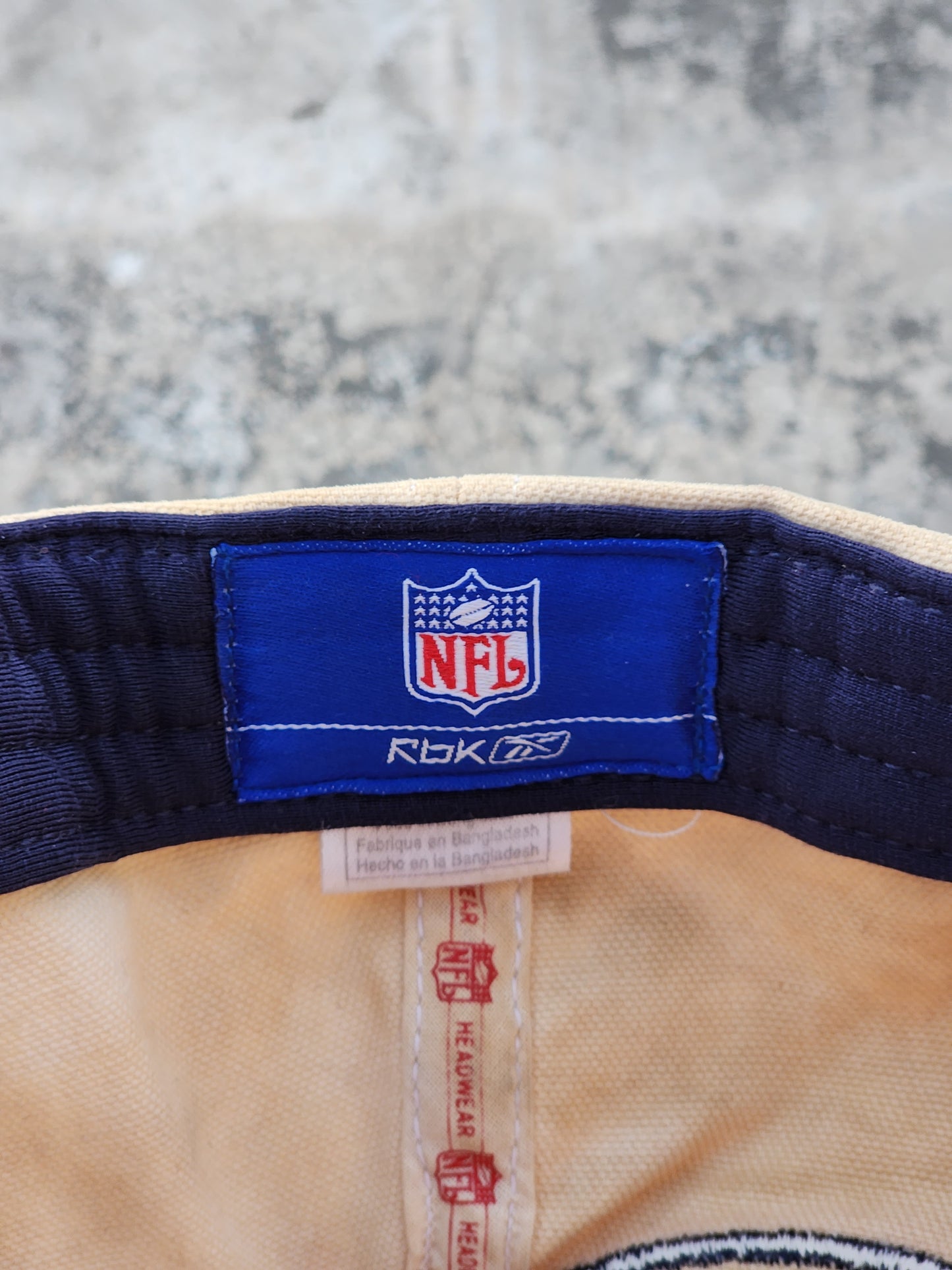 Vintage Rebook Maroon and Beige NFL Patriots Cap