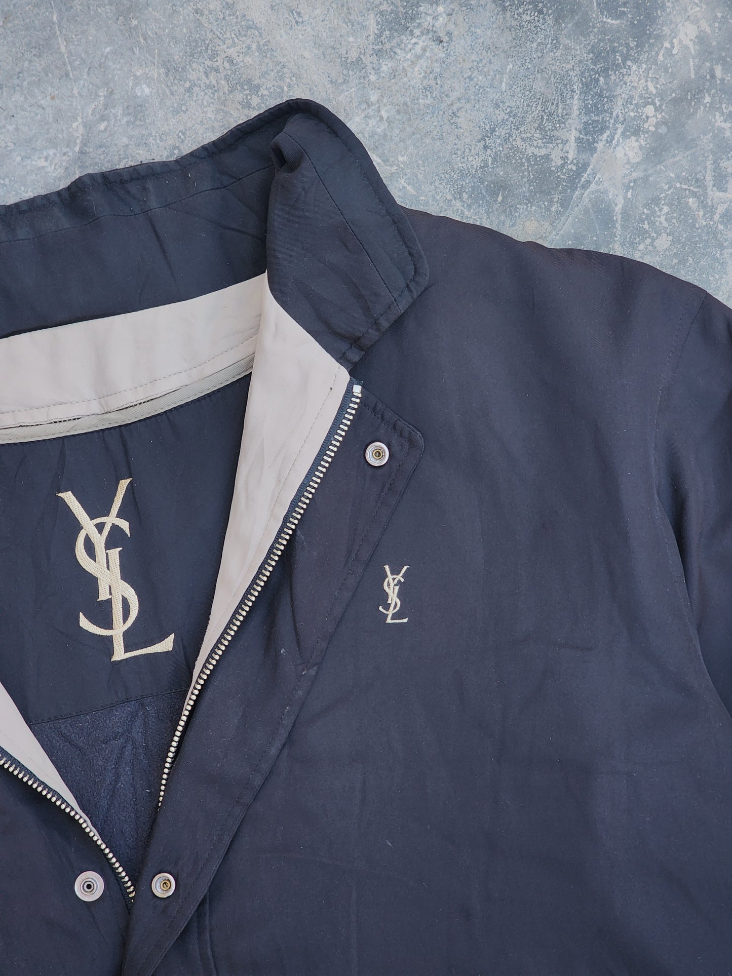Vintage YSL Blue Jacket (L)