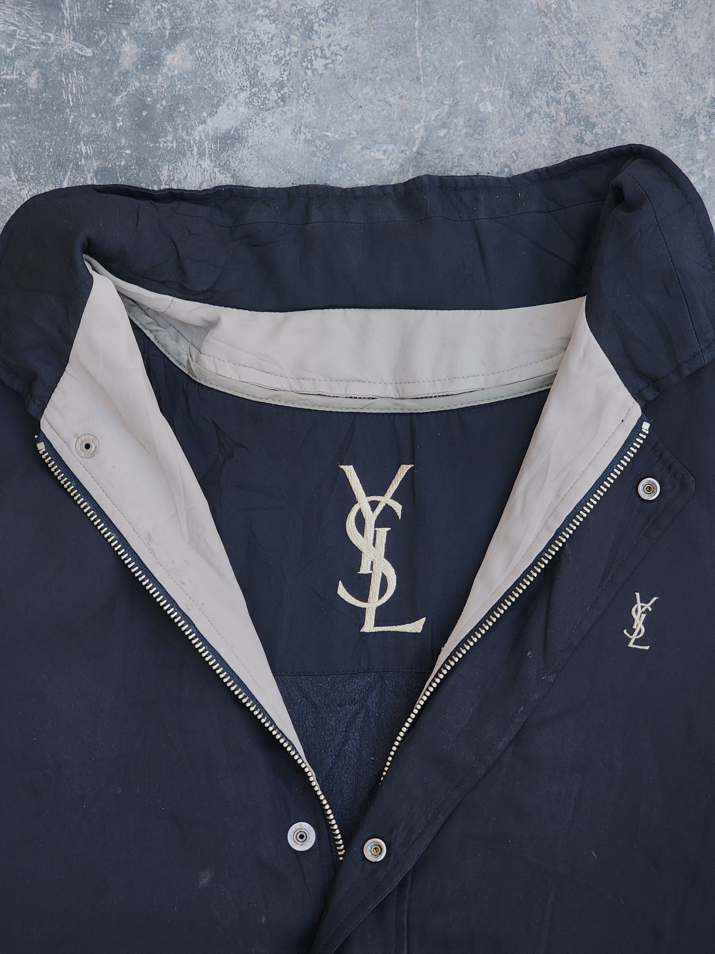 Vintage YSL Blue Jacket (L)