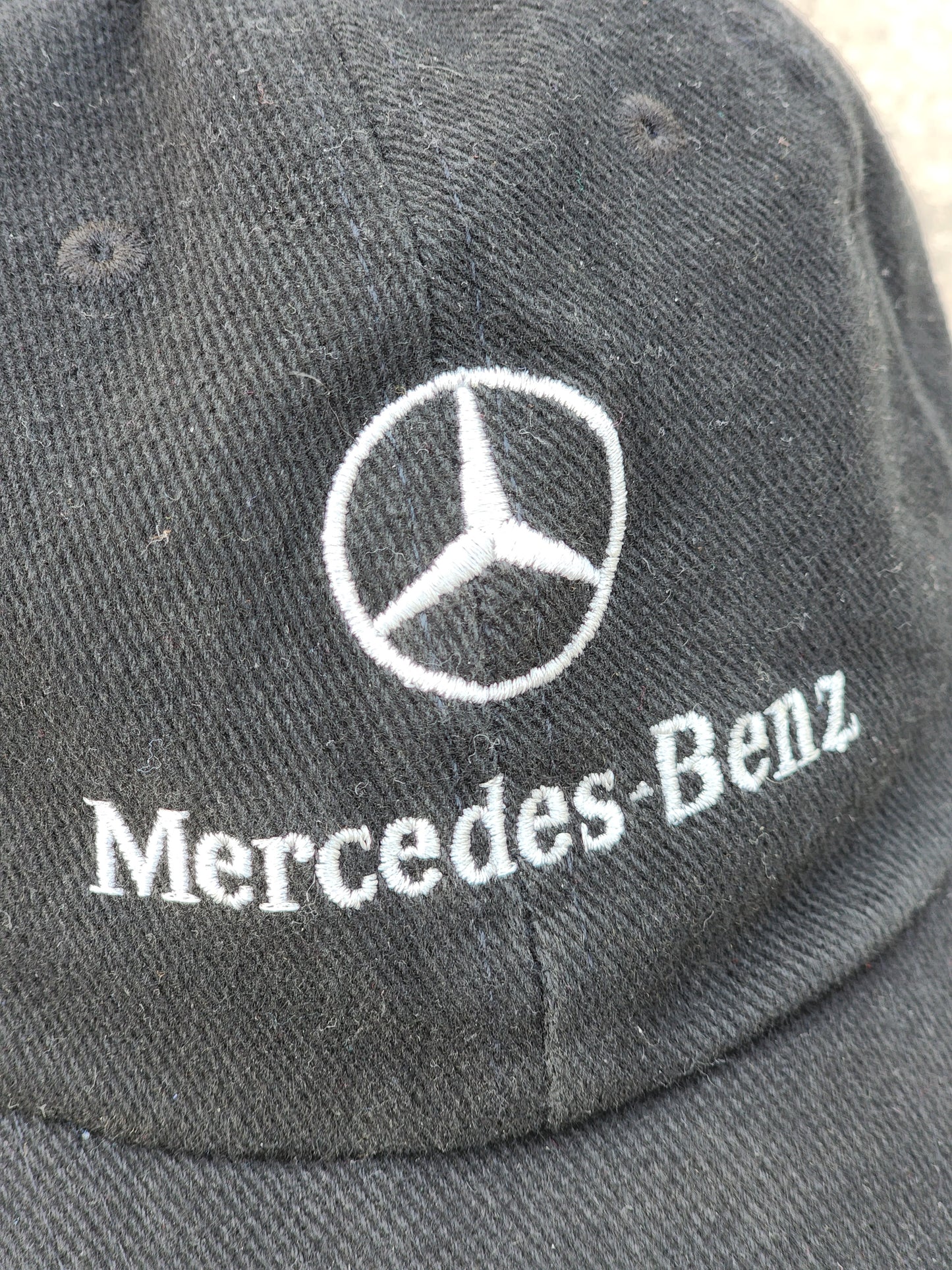 Mercedes Benz Black Cotton Cap