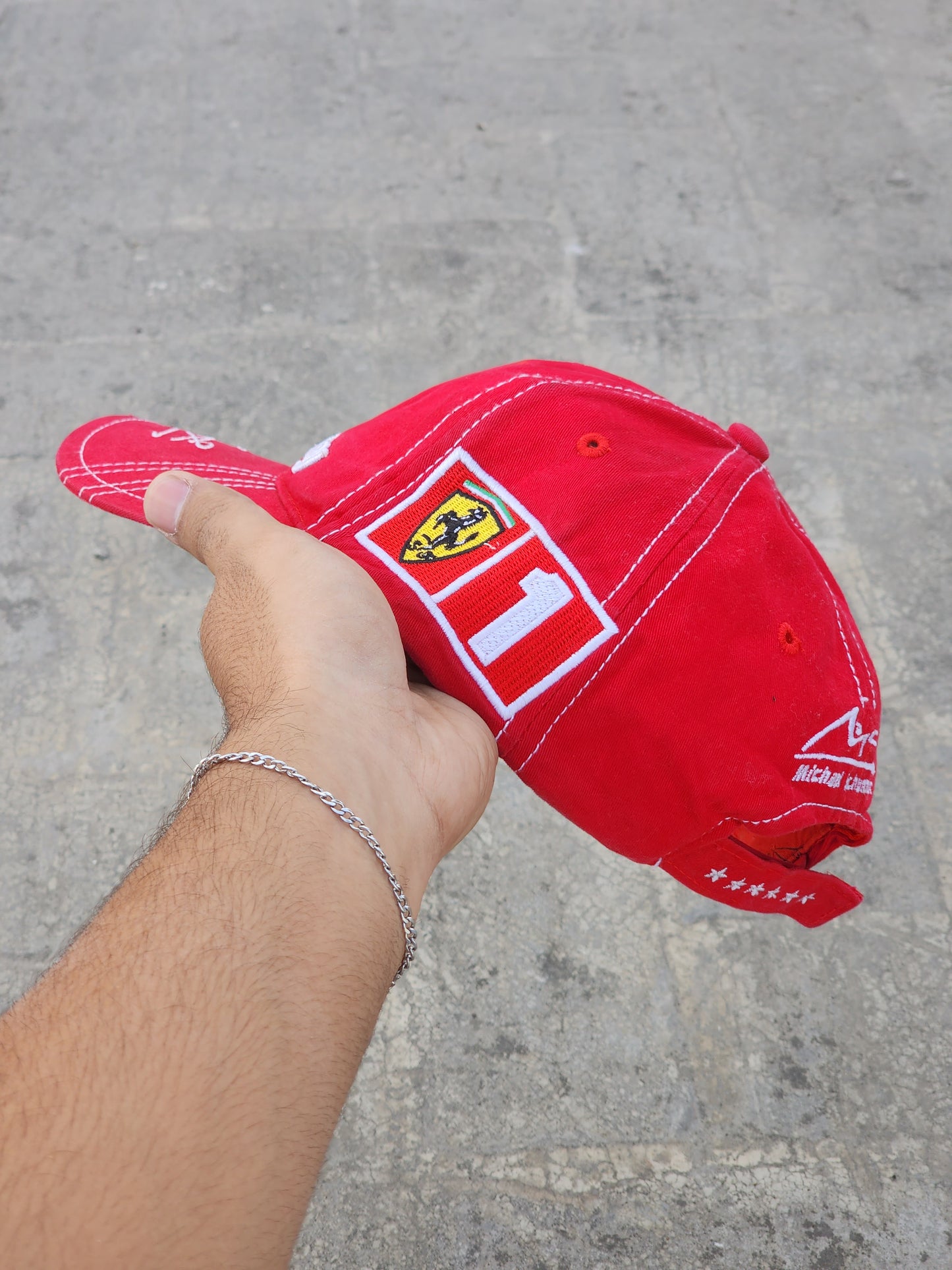 Vintage Ferrari F1 Official Michael Schumacher Signature Cap