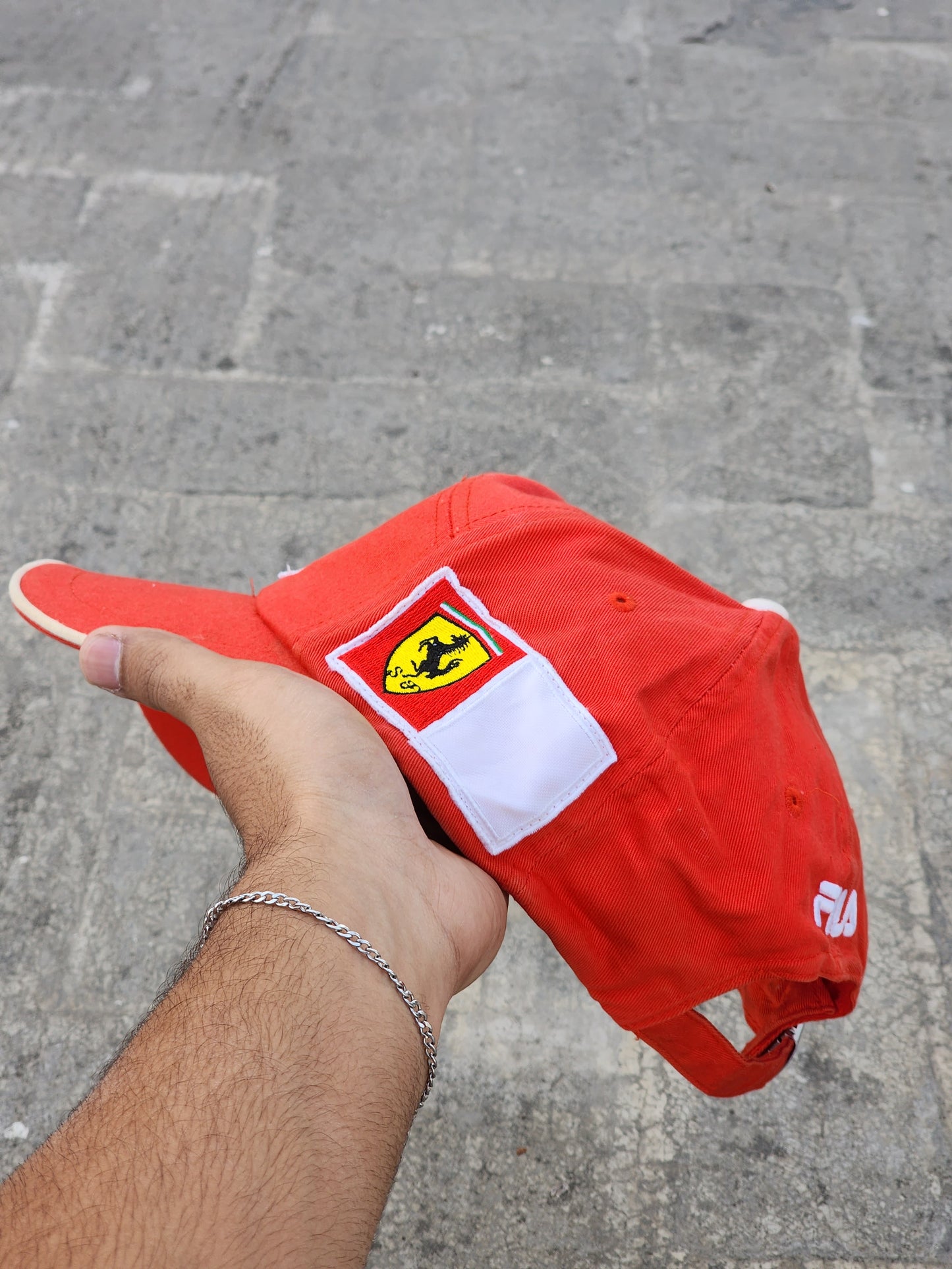 Vintage Official Ferrari X FILA Cap