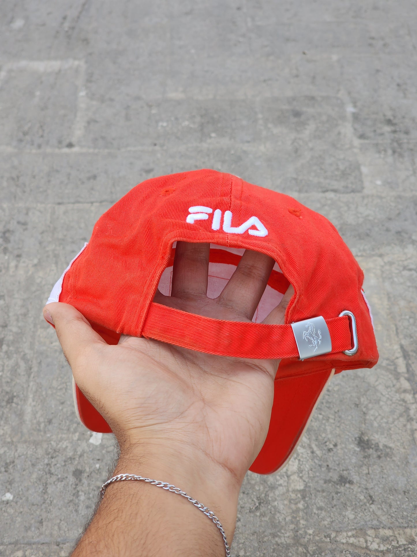 Vintage Official Ferrari X FILA Cap