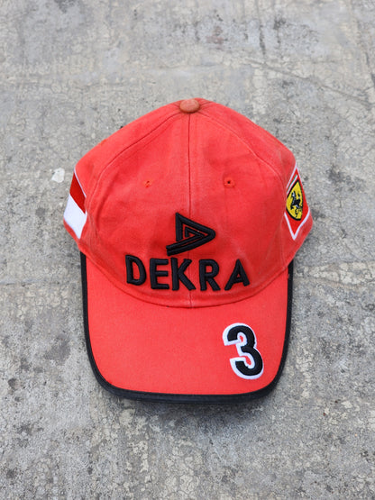 Vintage Ferrari F1 Official Michael Schumacher Collection Dekra Cap