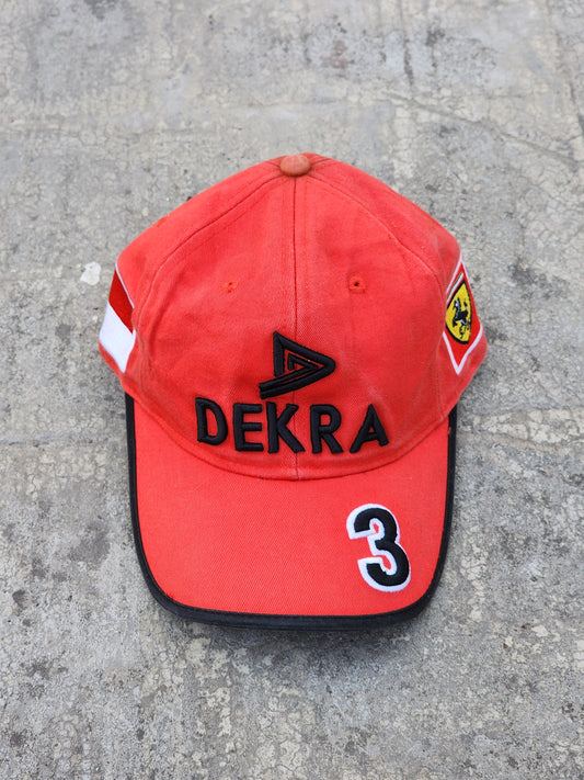 Vintage Ferrari F1 Official Michael Schumacher Collection Dekra Cap