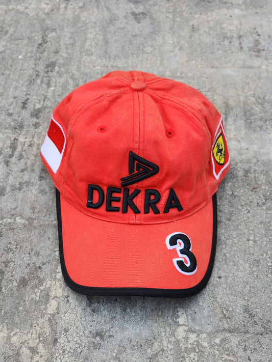 Vintage Official Ferrari F1 Michael Schumacher Collection Dekra Cap