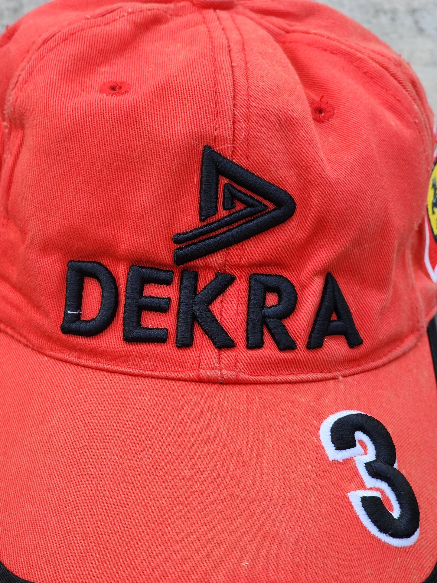 Vintage Official Ferrari F1 Michael Schumacher Collection Dekra Cap