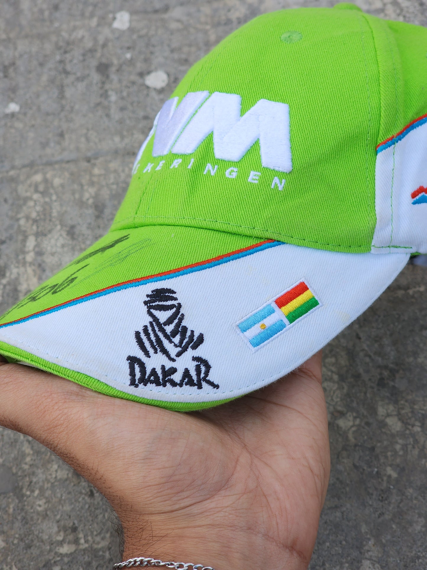 Erik Van Loon Signed 2016 Dakar Rally Cap