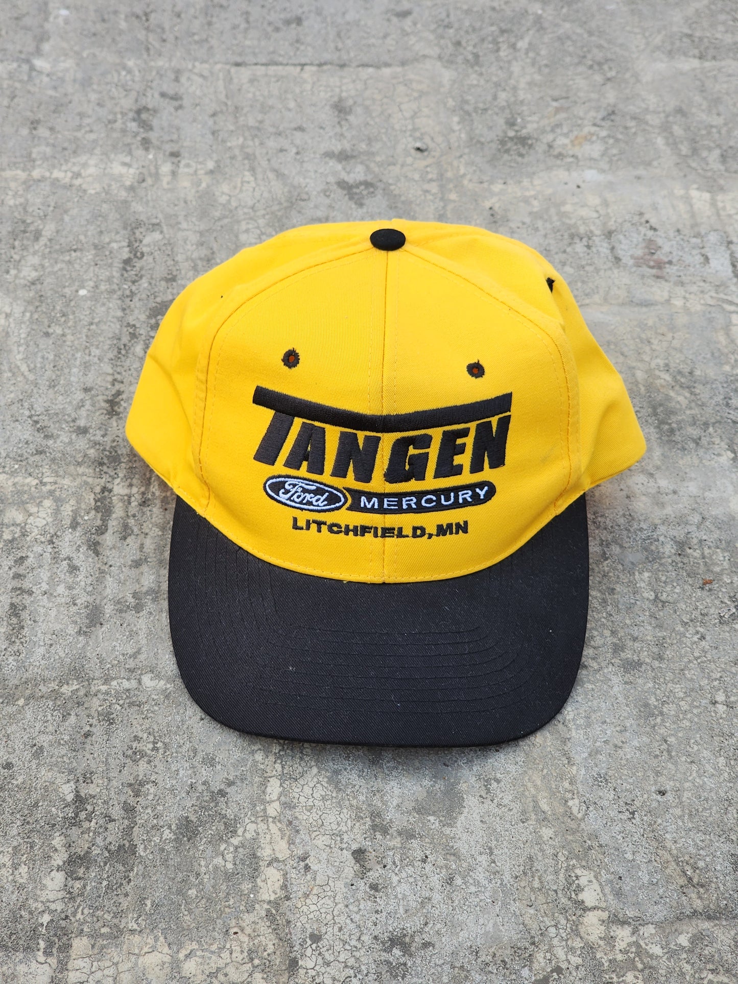 Ford Tangen Mercury Yellow Snapback Cap