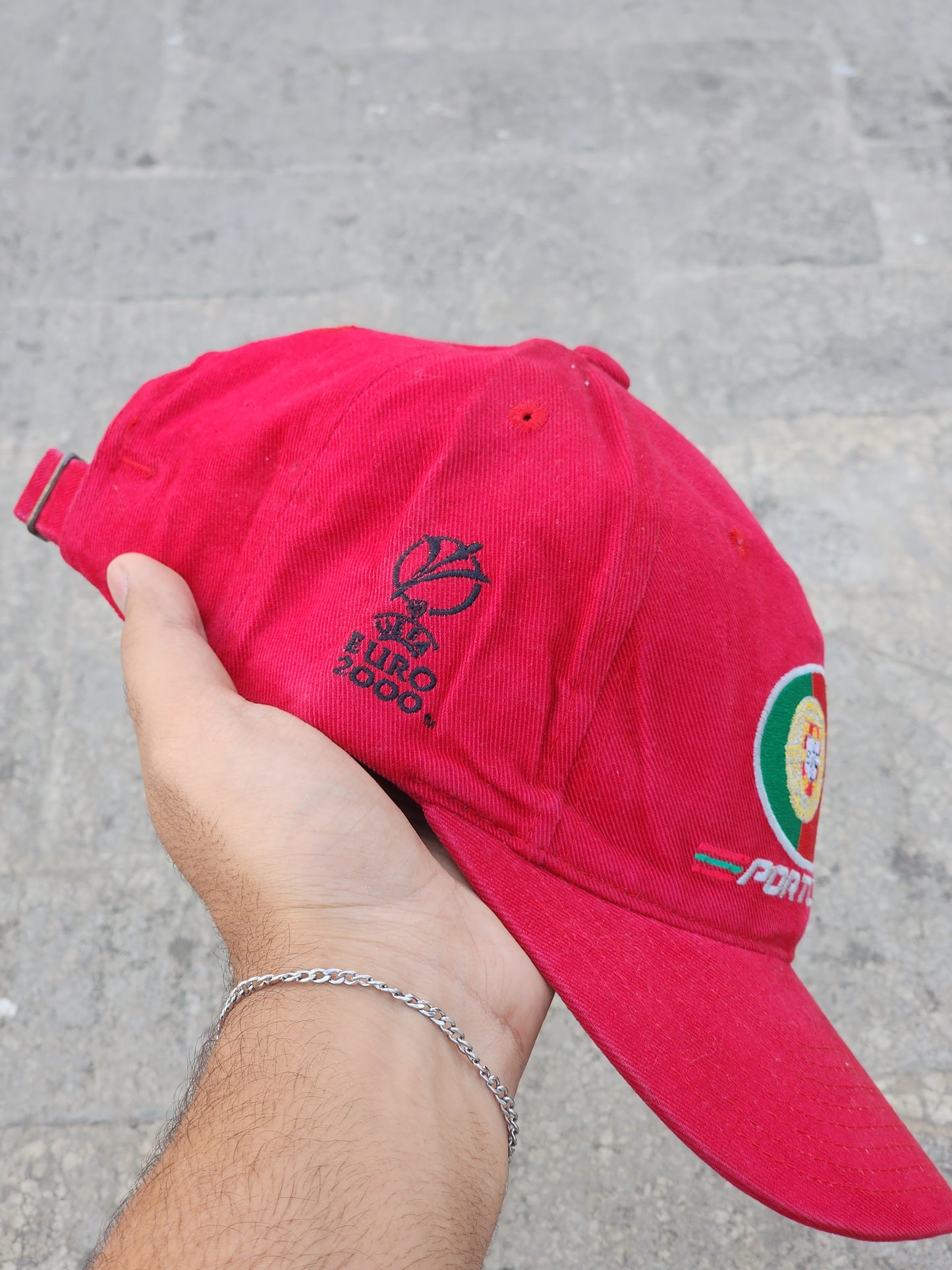 Vintage Adidas Portugal UEFA Euro 2000 Official Cap