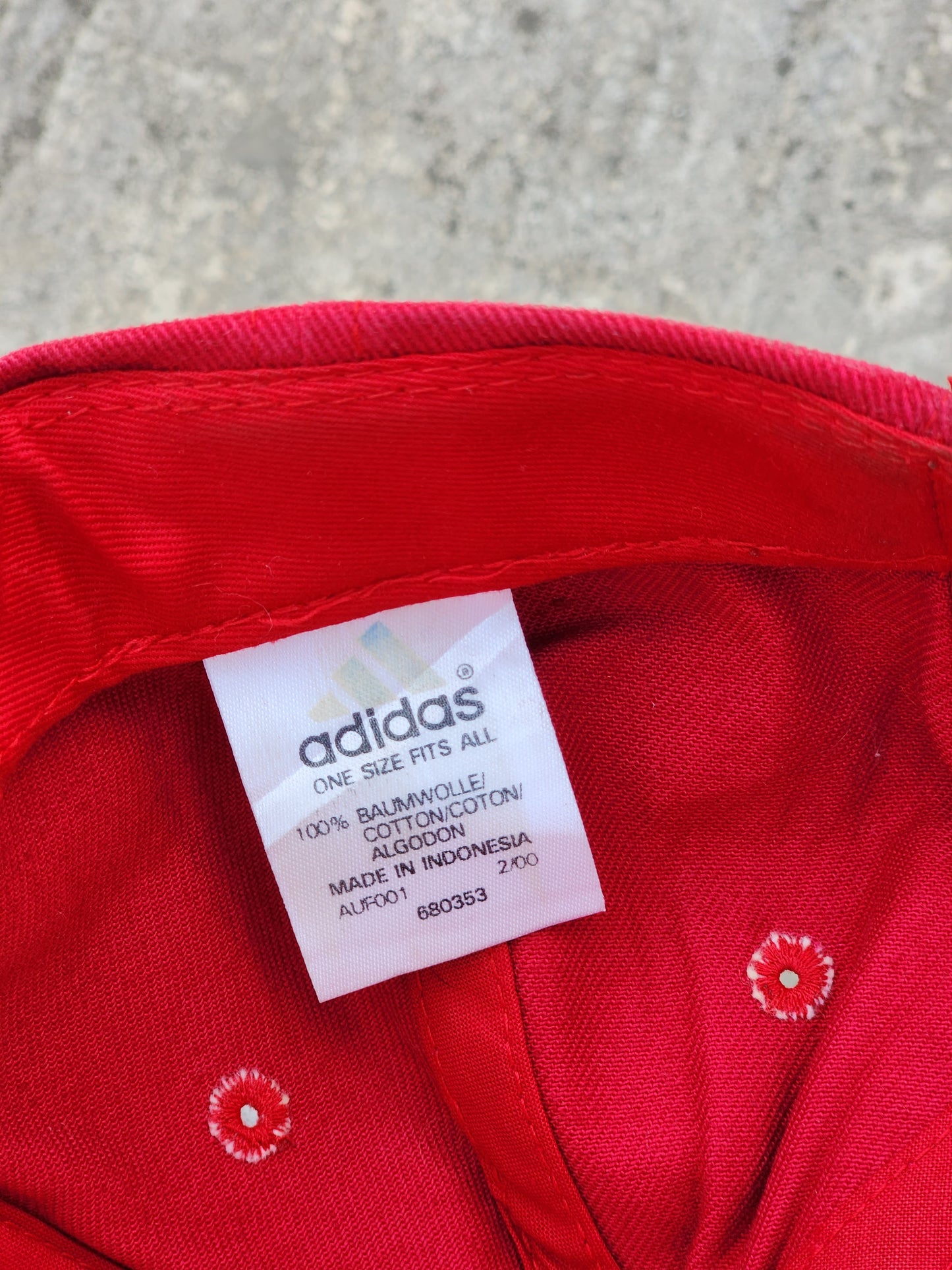 Vintage Adidas Portugal UEFA Euro 2000 Official Cap