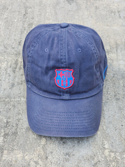 Vintage Nike FC Barcelona Blue Cap