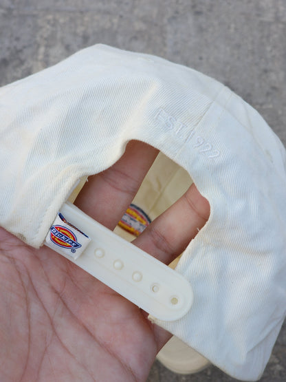 Vintage Dickies Off White Snapback Cap