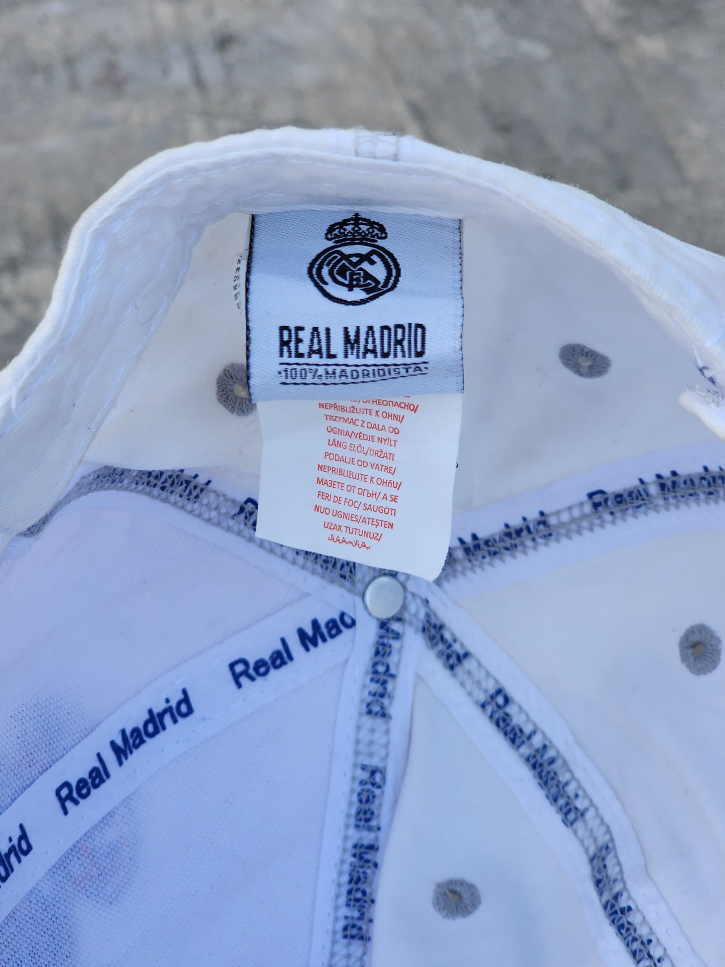 Real Madrid Official White Cap
