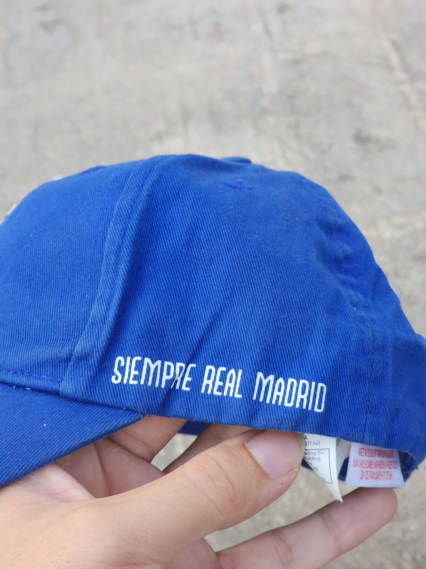 Vintage Official Adidas Real Madrid Blue Cap