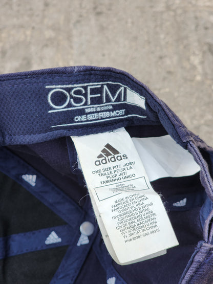Vintage Adidas Faded Blue Three Stripes Cap
