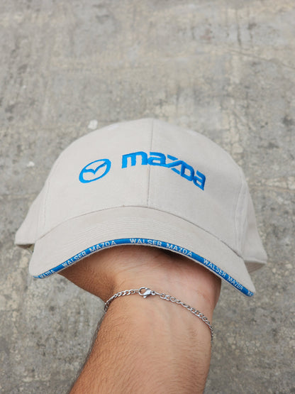 Vintage Mazda Beige/Blue Cap