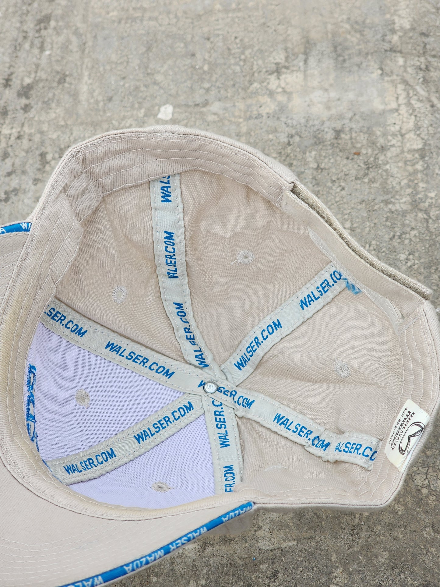 Vintage Mazda Beige/Blue Cap