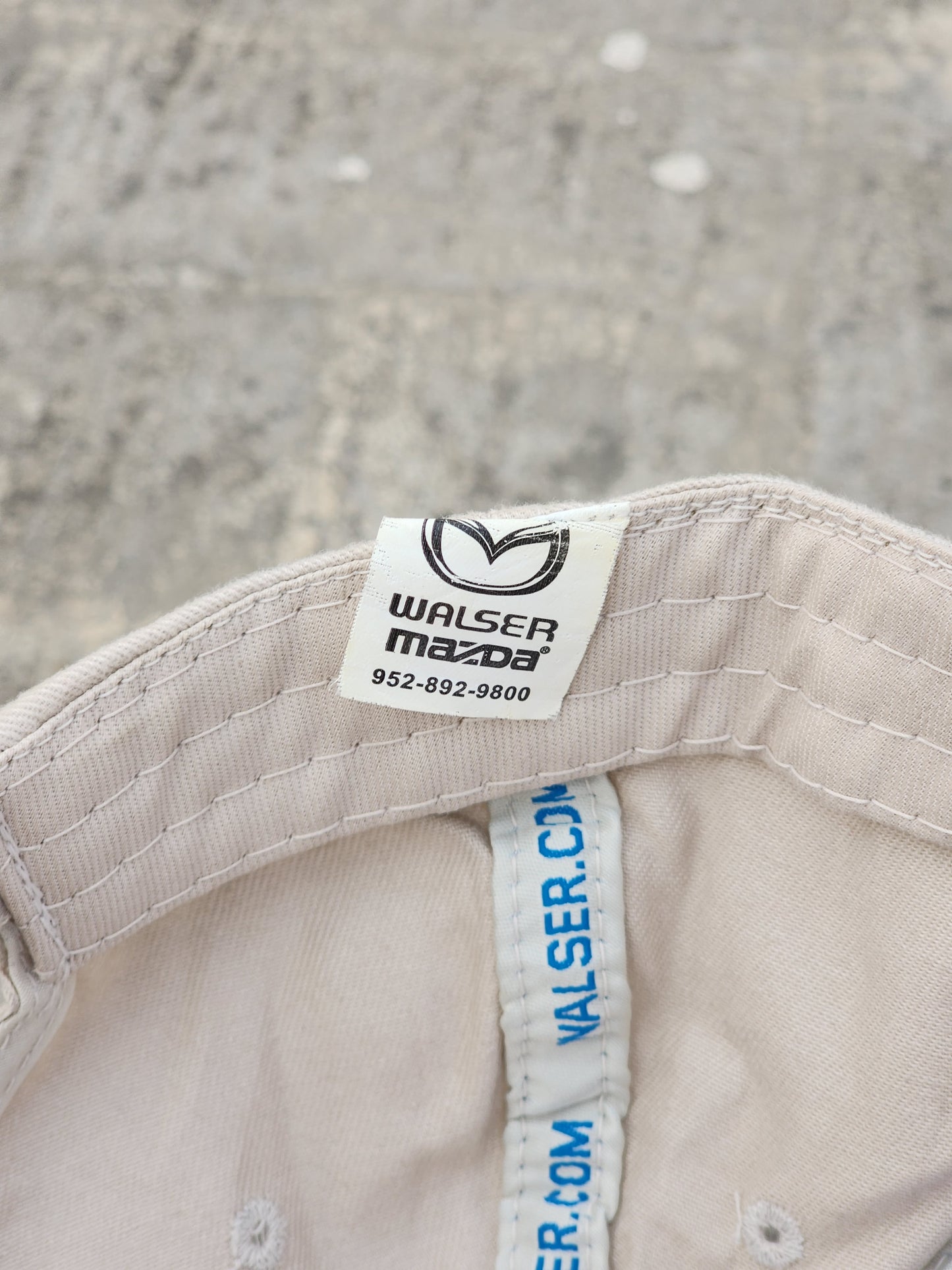 Vintage Mazda Beige/Blue Cap