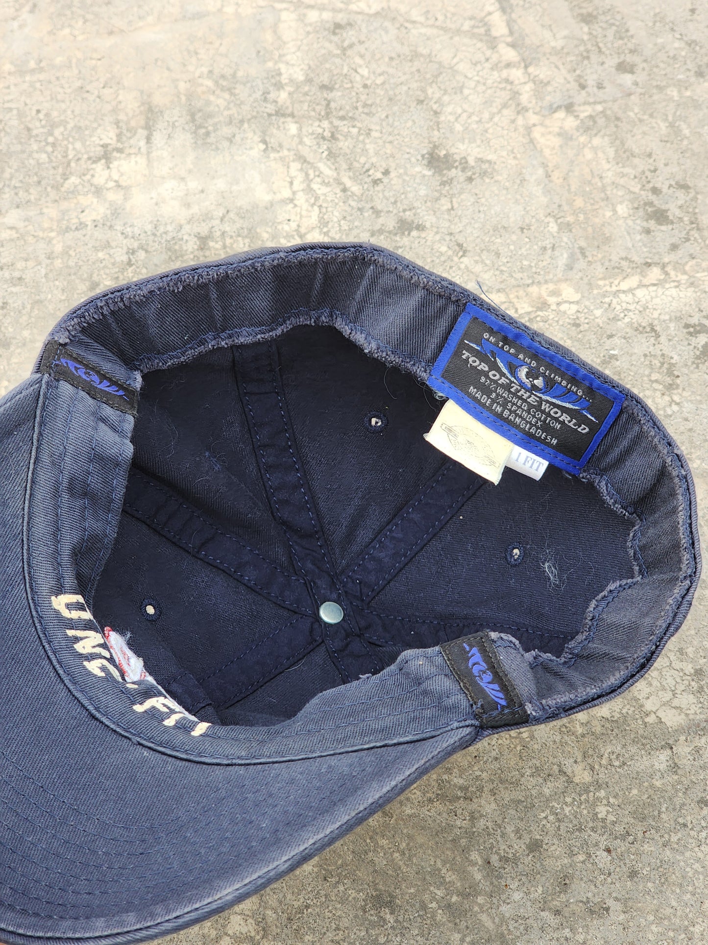 Vintage Bud Light Dark Blue Fitted Cap