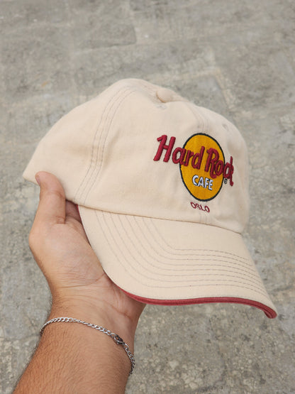 Vintage Beige Hard Rock Cafe OSLO Cap
