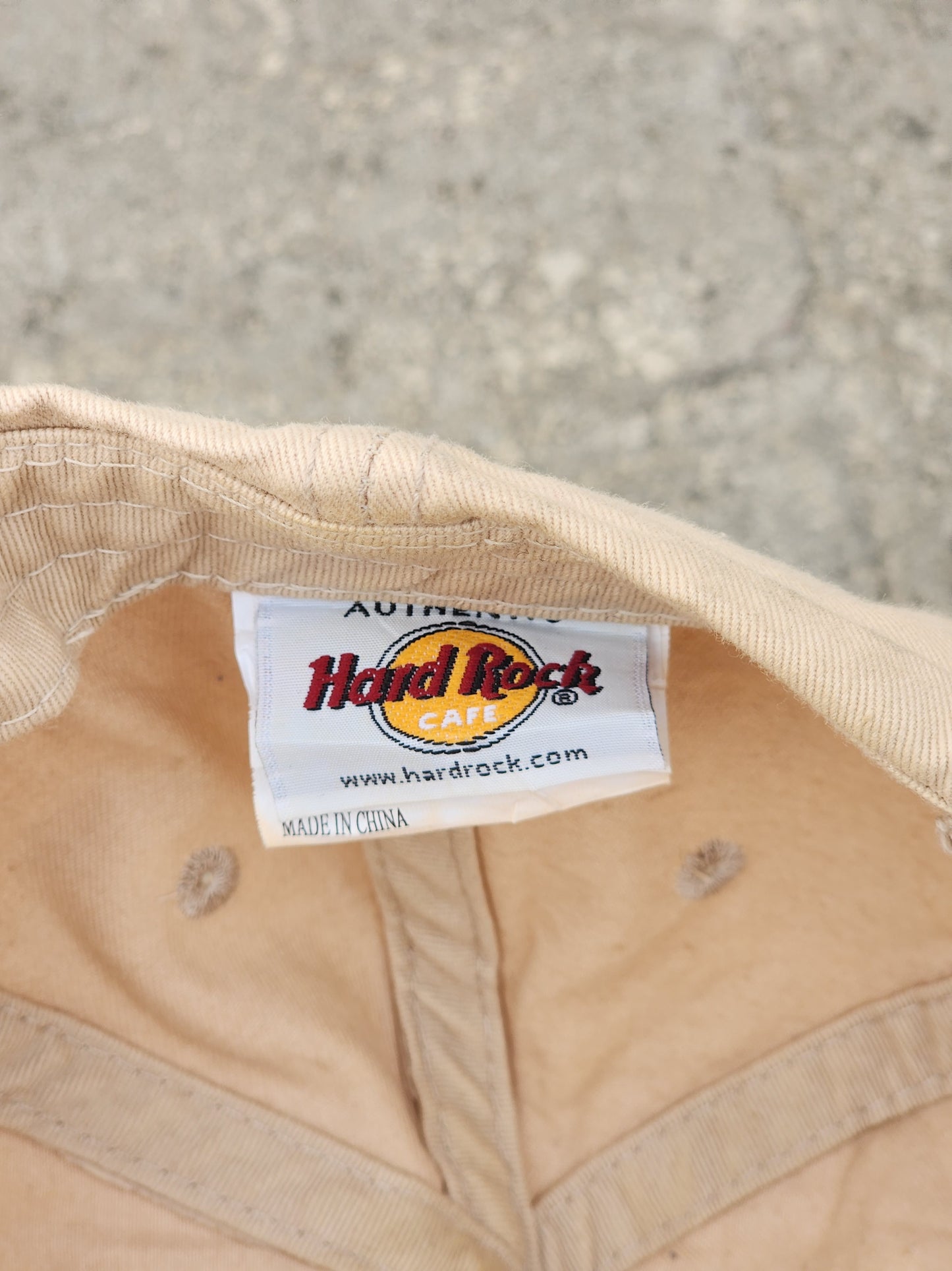 Vintage Beige Hard Rock Cafe OSLO Cap