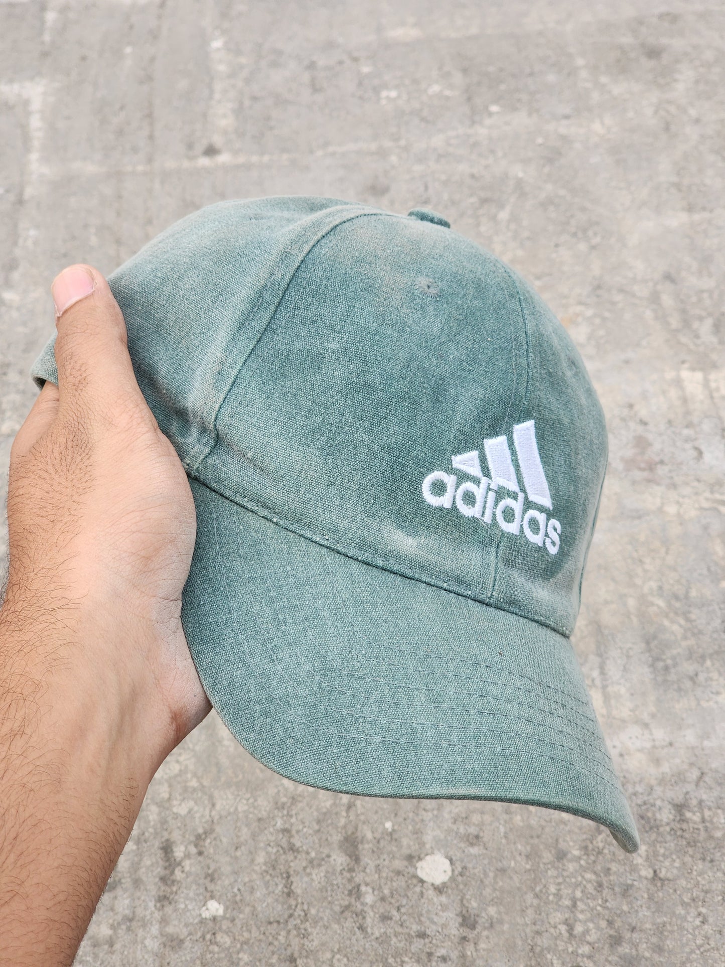 Adidas Washed Green Cap
