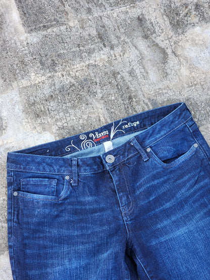 Vintage Vixxen Women Curvy Bootcut Fit Jeans (34)