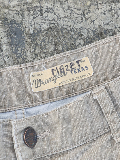 Vintage Wrangler Beige Texturized Jeans (36)