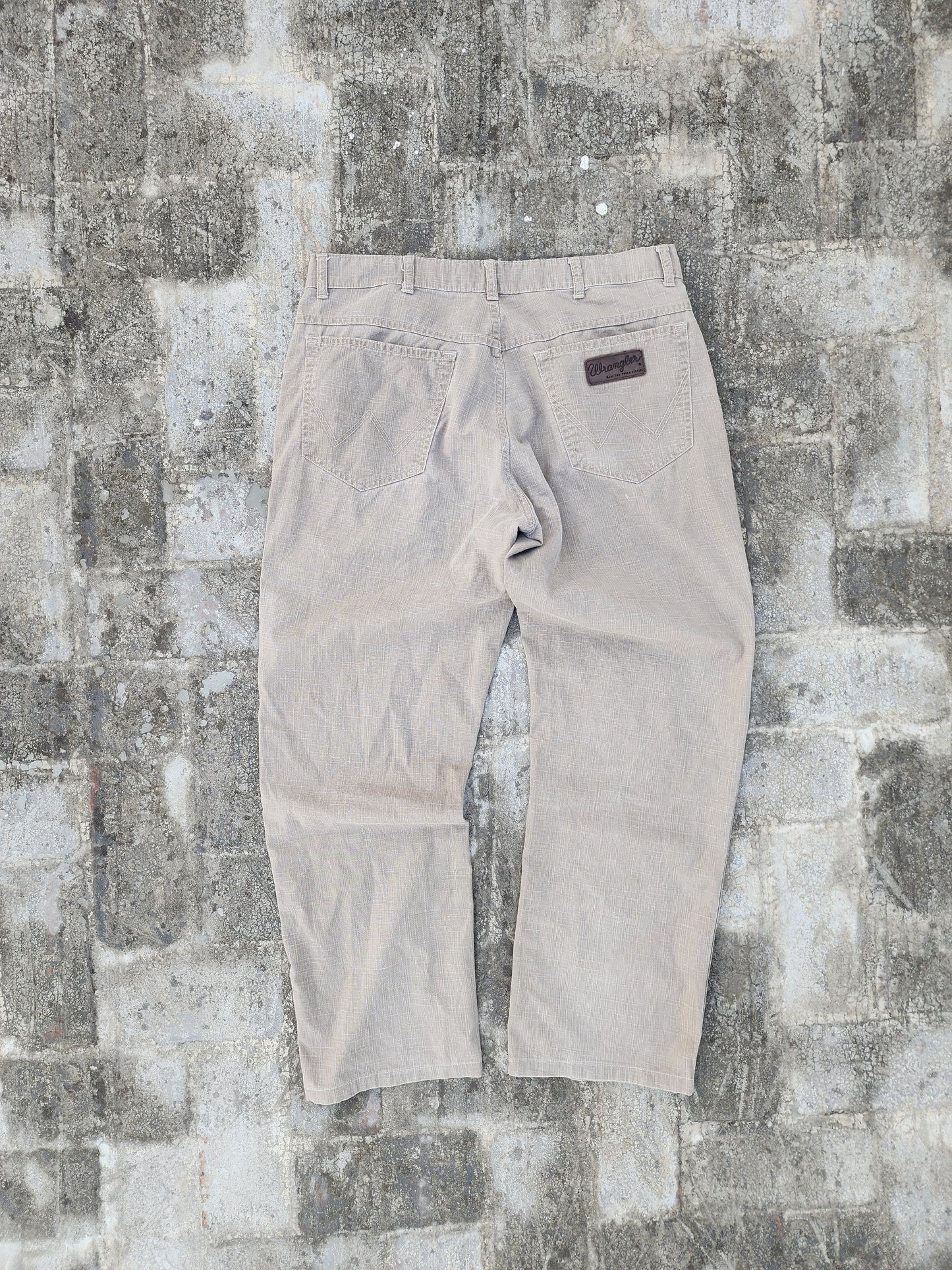Vintage Wrangler Beige Texturized Jeans (36)