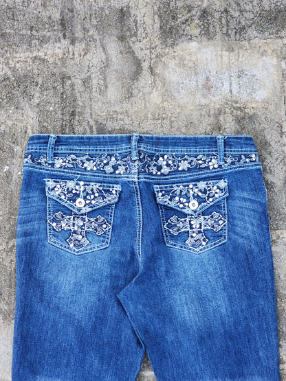 Y2K Arizona Jeans Women's Flared Jeans (34)