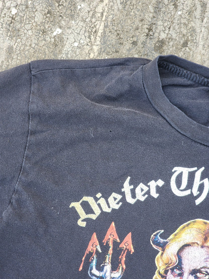 Vintage Dieter Thomas Kuhn Band Handcut Distressed Crop Top (L)